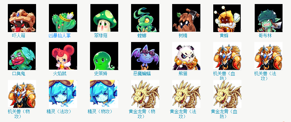 魔力宝贝怀旧主流宠-魔力宝贝怀旧 宠物推荐